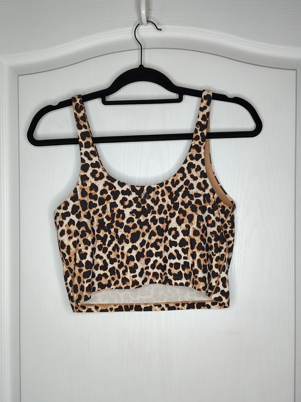 Leopard Print Long Line Sports Bra - Picture 2 of 3